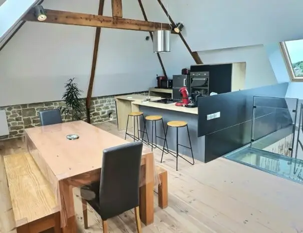 Loft : Cuisine, séjour (Etage 2)