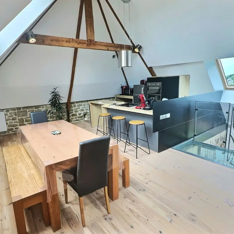 Loft : Cuisine, séjour (Etage 2)